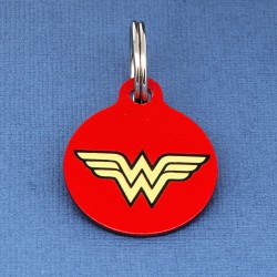 Wonder Woman Pet ID Tag