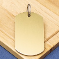 Gold Engraved ID Tag