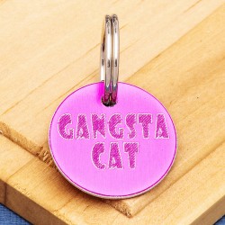 Gangsta Cat Id Tag