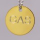 100 Engraved Brass Pet Tags 25mm
