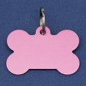 Pink Bone Dog ID Tag