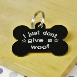 Don't Give a Woof Pet Tag