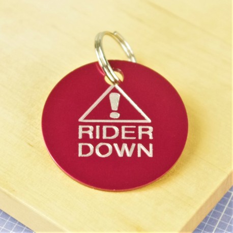 Alert Rider Down Horse Tag