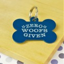 Zero Woofs Given Funny Pet Tag