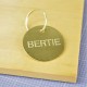 Brass Engraved Pet ID Tags